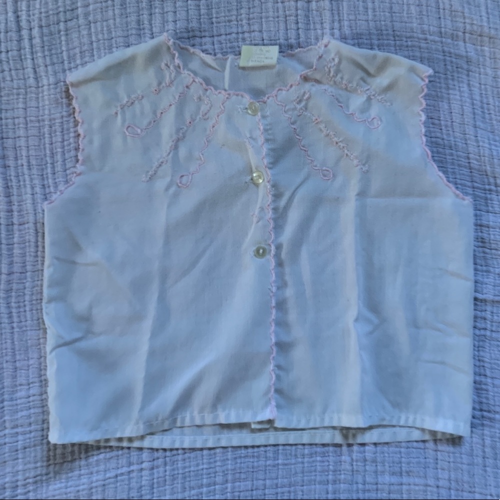 Vintage baby blouse